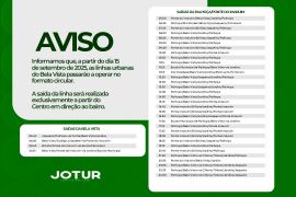 Itinerario linhas Urbanas